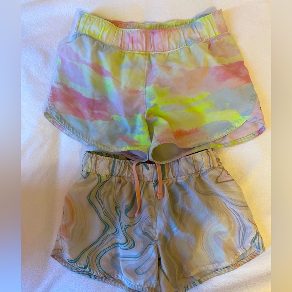 Pair of sport shorts with build in underwear. OLD NAVY girls size 7/8 - Picture 1 of 4